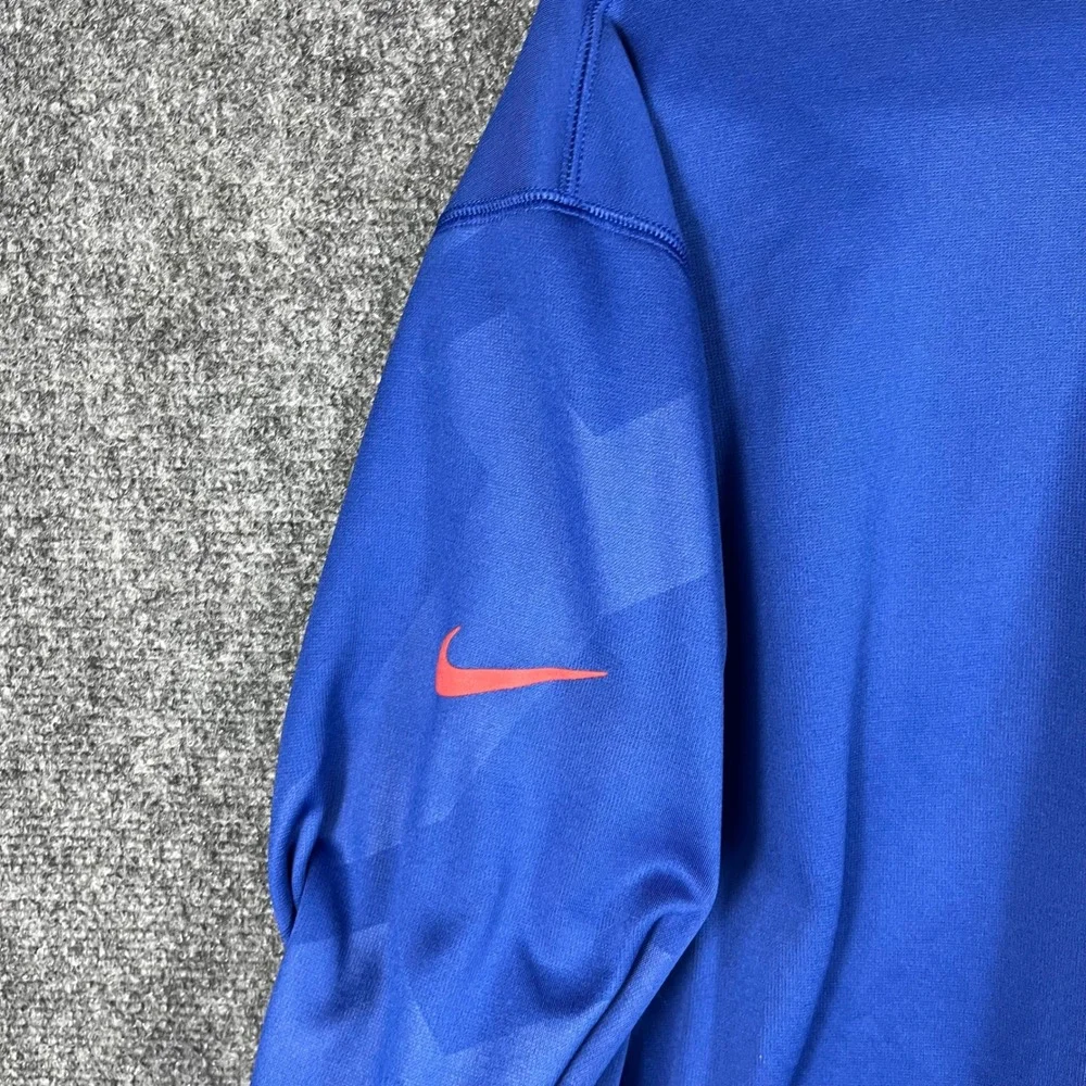 Nike New York Giants Full‎ Zip Hoodie Mens XL Blue Therma-FIT NFL Team Apparel